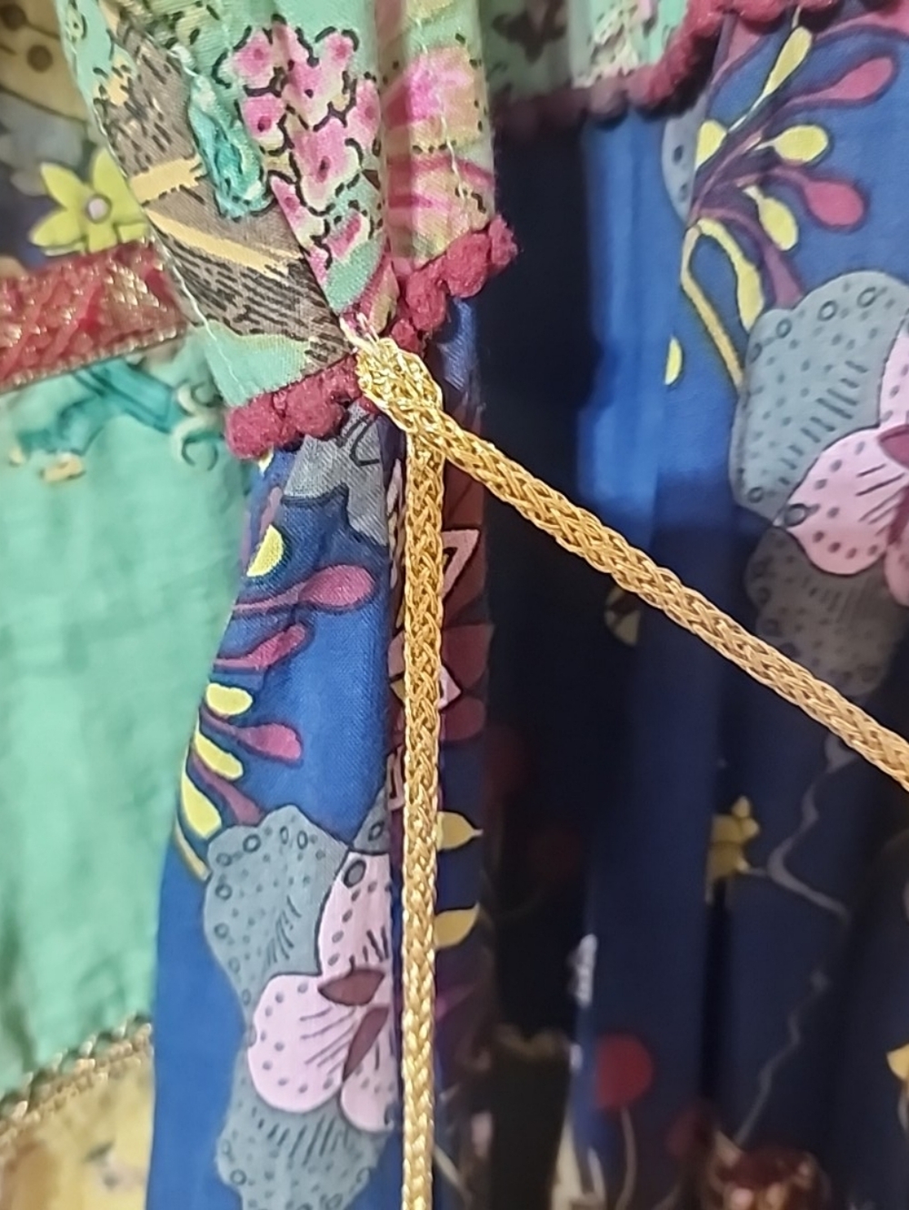 J. Peterman Cotton Silk Boho Maxi Dress 18 - Picture 10 of 14